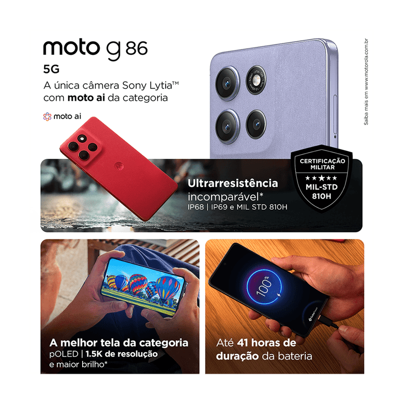Review Motorola Moto G86: Equilíbrio, Bateria e Confiabilidade no Dia a Dia