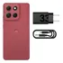 Smartphone Motorola Moto G86 5g + Moto Buds - 256gb 24gb (8gb Ram+16gb Ram Boost) Tela 1.5k Poled, 50mp Sony Camera Ois Moto Ai, Videos Em 4k, Ip68 + Ip69 - Vermelho - Imagem 4